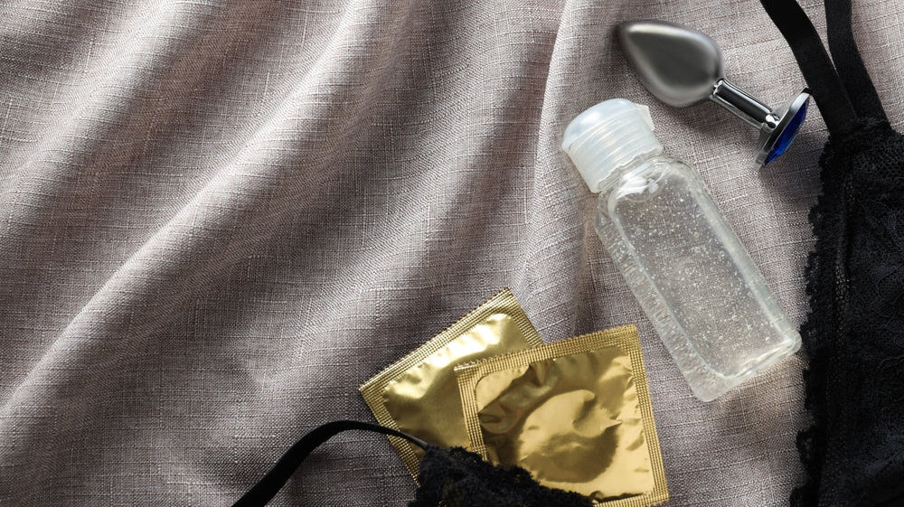 lubricant with anal plug