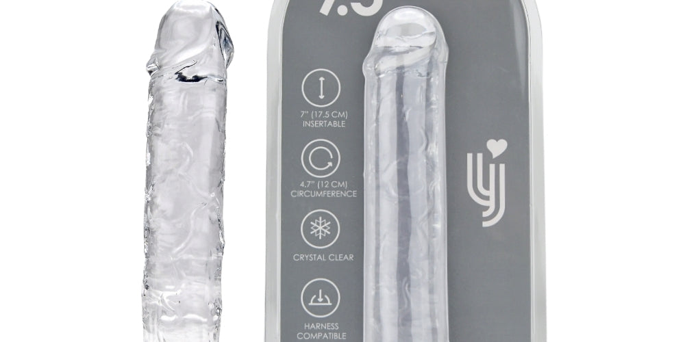 loving-joy-7-5-inch-suction-cup-dildo-clear