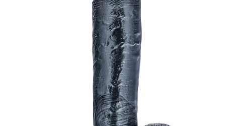 jet-raven-carbon-10-5-inch-metallic-black-realistic-dildo
