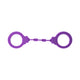 Purple Lola Silicone Handcuffs for Party Suppression