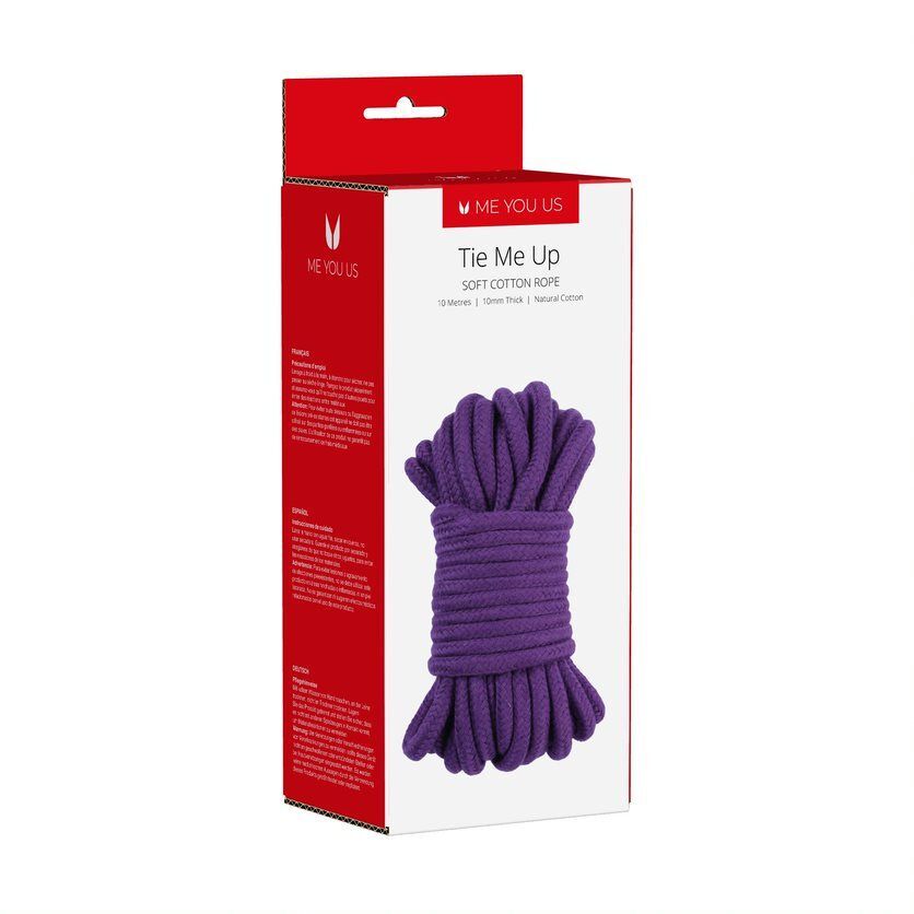 Soft Cotton Rope - 10m Purple Tie-Up Set by Me You Us
