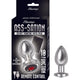 Silver Remote Control Vibrating Butt Plug by Ass Sation.