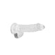 RealRock 6 Inch Transparent Realistic Crystal Clear Dildo