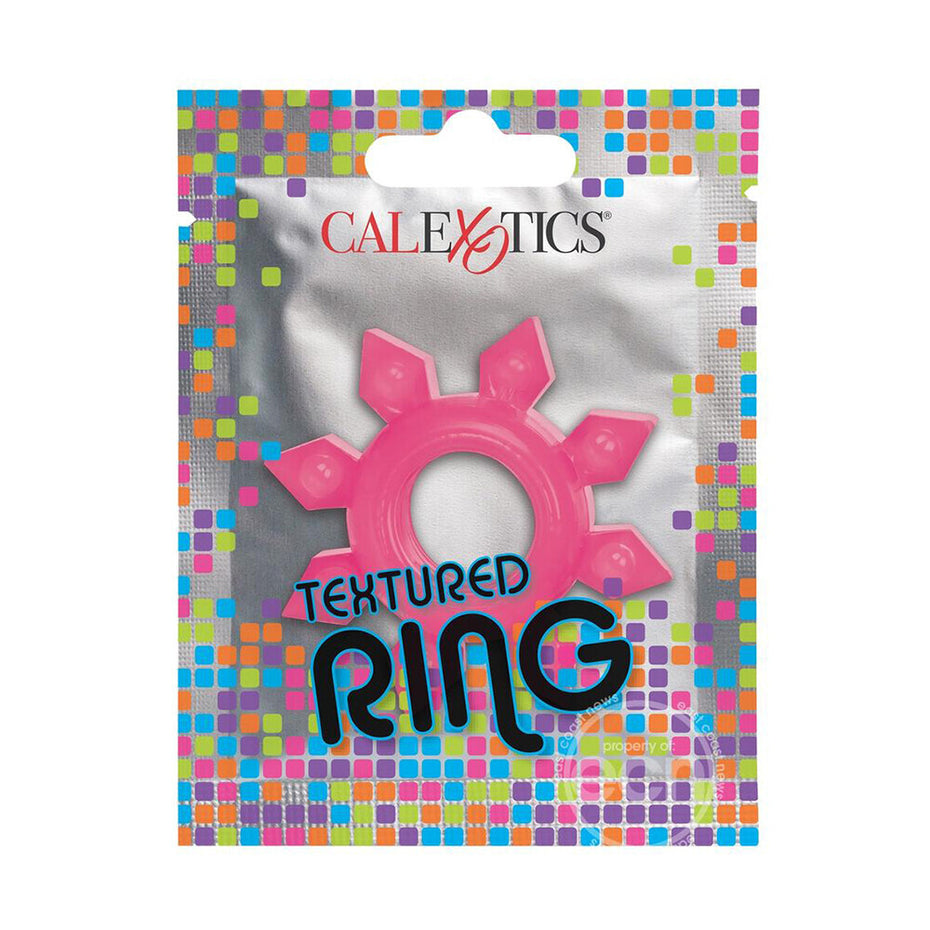 Foil Pack Assorted Textured Cock Ring 1 Supplied