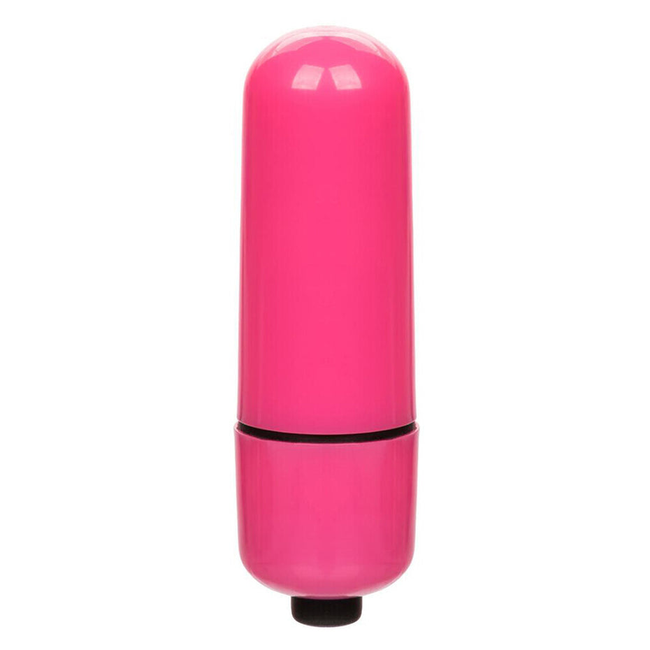 Pink 3-Speed Bullet Vibrator in Foil Packaging