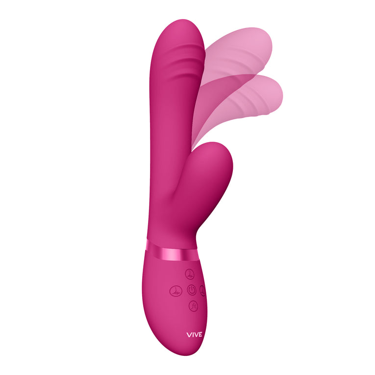 Vive Tani Pink Finger Vibrator with Pulses