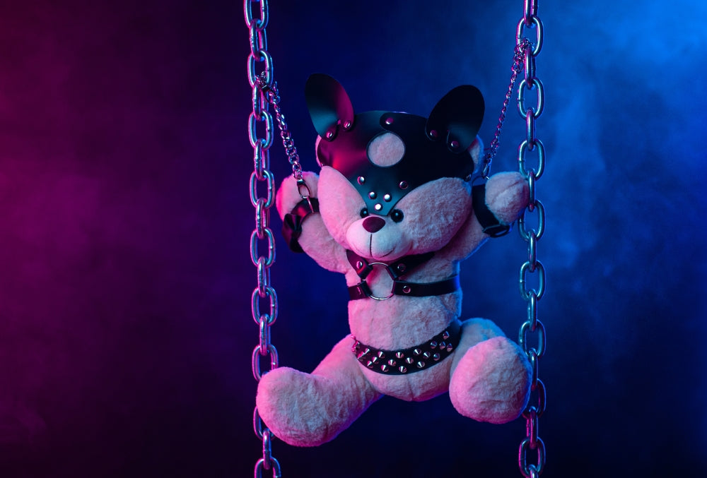teddy bear in bondage 