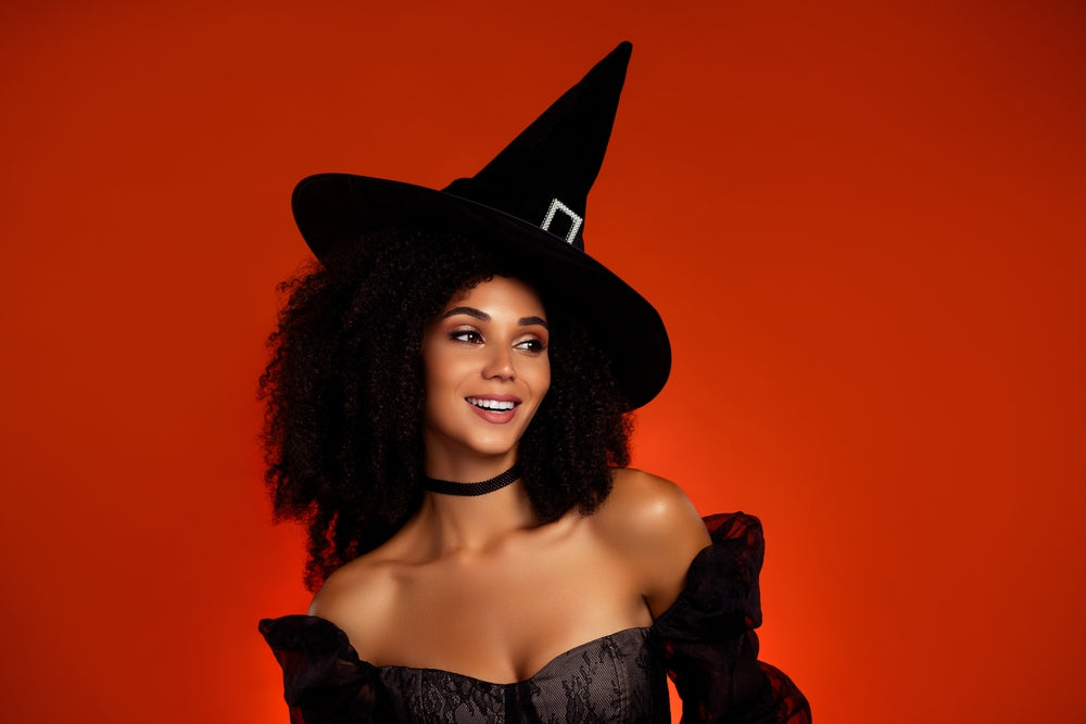 women in witch costume
