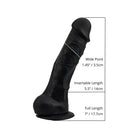 loving-joy-7-inch-realistic-silicone-dildo-with-suction-cup-and-balls-black