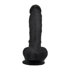 loving-joy-8-inch-realistic-silicone-dildo-with-suction-cup-and-balls-black