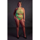 cut-out-thong-bodysuit-neon-green-plus-size