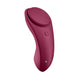 Wine Red Satisfyer Panty Vibrator with App Control.