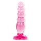Pink Crystal Jelly Butt Plug for Anal Delight.