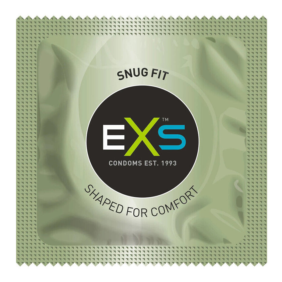 12 Pack of EXS Snug Condoms for a Comfortable Fit.