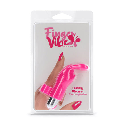 Rechargeable Bunny Finger Vibe by ToyJoy