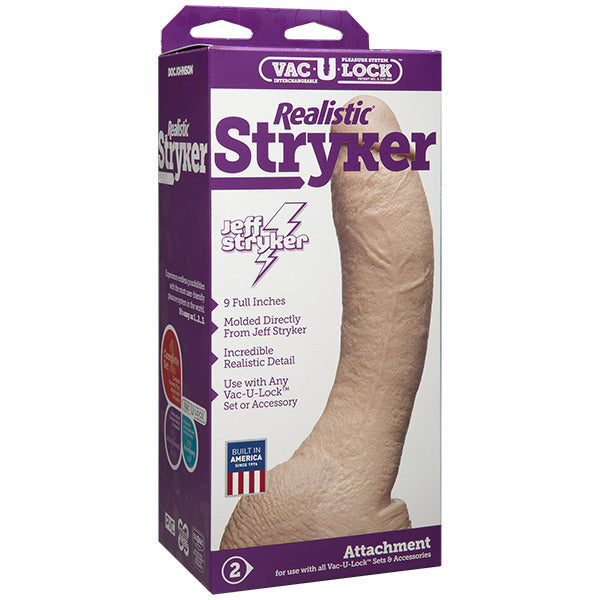 Jeff Stryker's Realistic Dildo Attachment for VacULock System