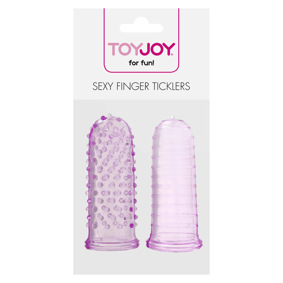 Purple Finger Ticklers by ToyJoy for Sensual Stimulation