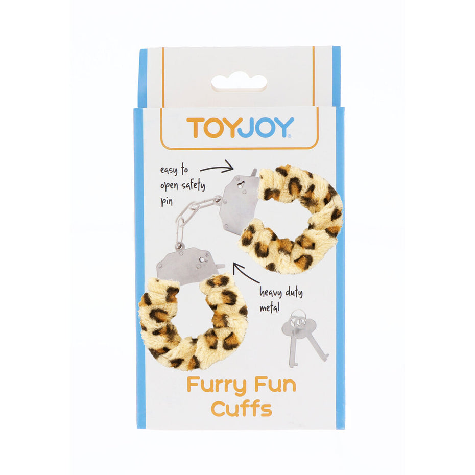 Leopard Fur Wrist Cuffs by ToyJoy