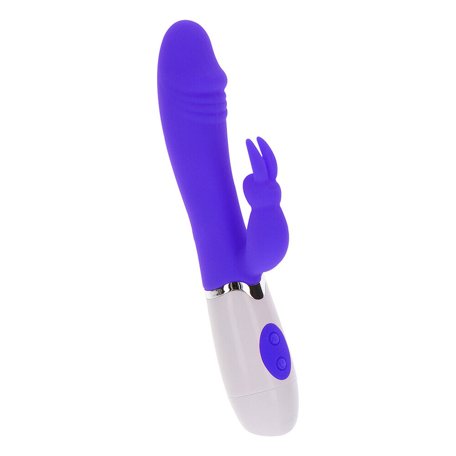 Purple ToyJoy Rabbit Vibrator - Funky Design.
