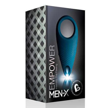 Rocks Off Empower MenX Cock Ring Blue