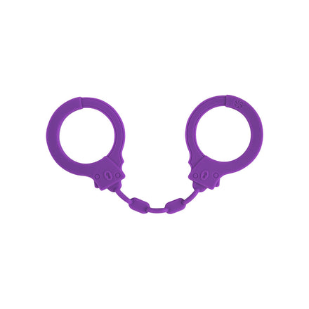 Purple Lola Silicone Handcuffs for Party Suppression