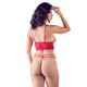 Enhance Your Allure with the Red Lace Bra and String Set by Cottelli