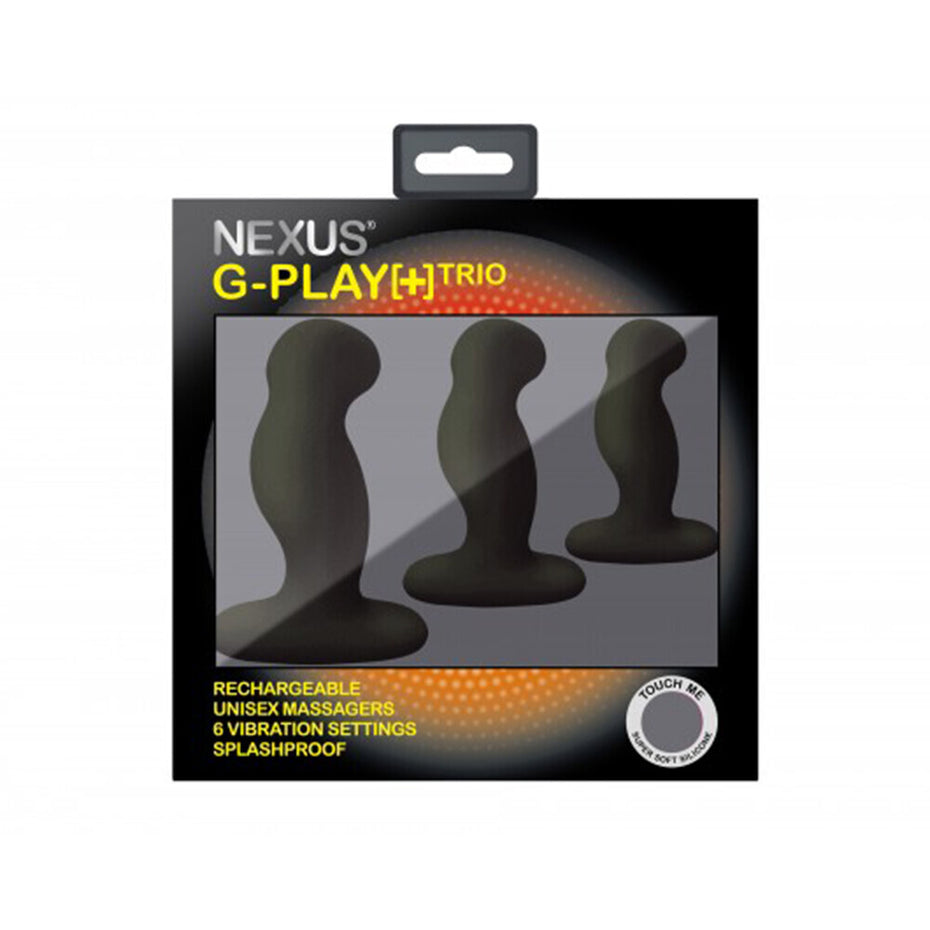Black Nexus G Play Trio Prostate Massagers with Vibrations