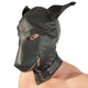 Faux Leather Canine Mask