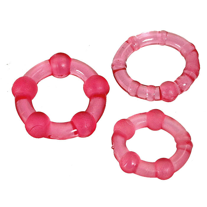 Set of Sex Rings for Prolonged Erections