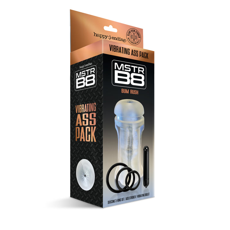MSTR B8 Vibrating Ass Pack with Happy Ending