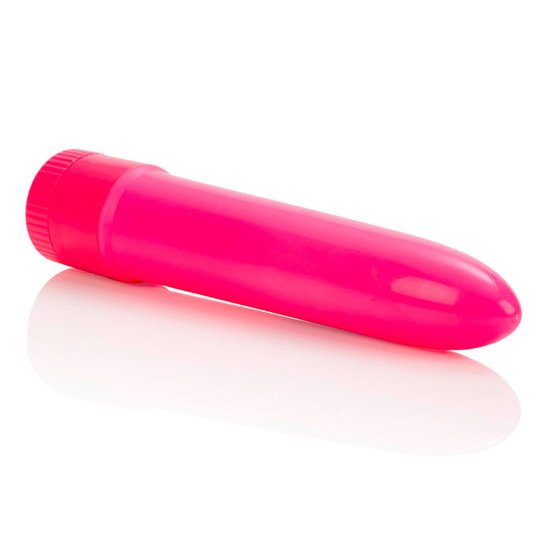 Compact Neon Pink Vibrator with Multiple Speeds