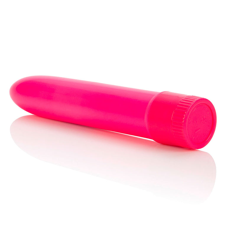 Compact Neon Pink Vibrator with Multiple Speeds