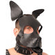 Crimson Leather Canine Mask