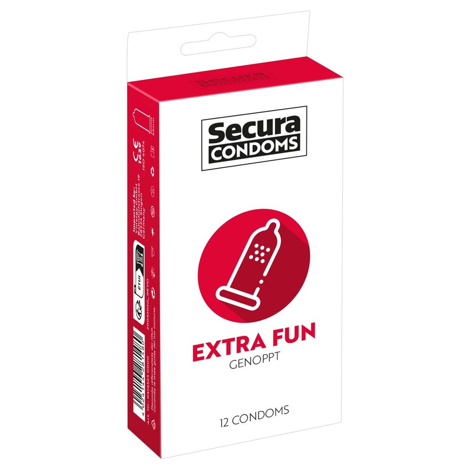 Secura Extra Fun Condoms Pack of 12