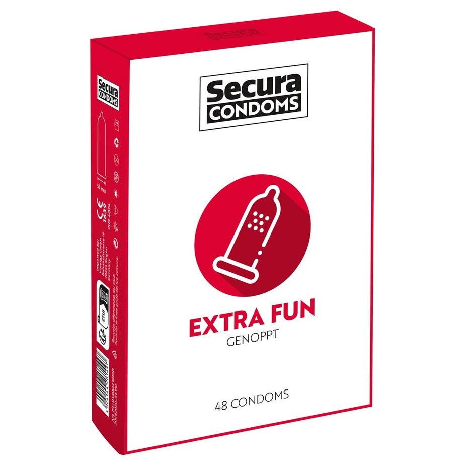 Secura 48 Pack Extra Fun Condoms