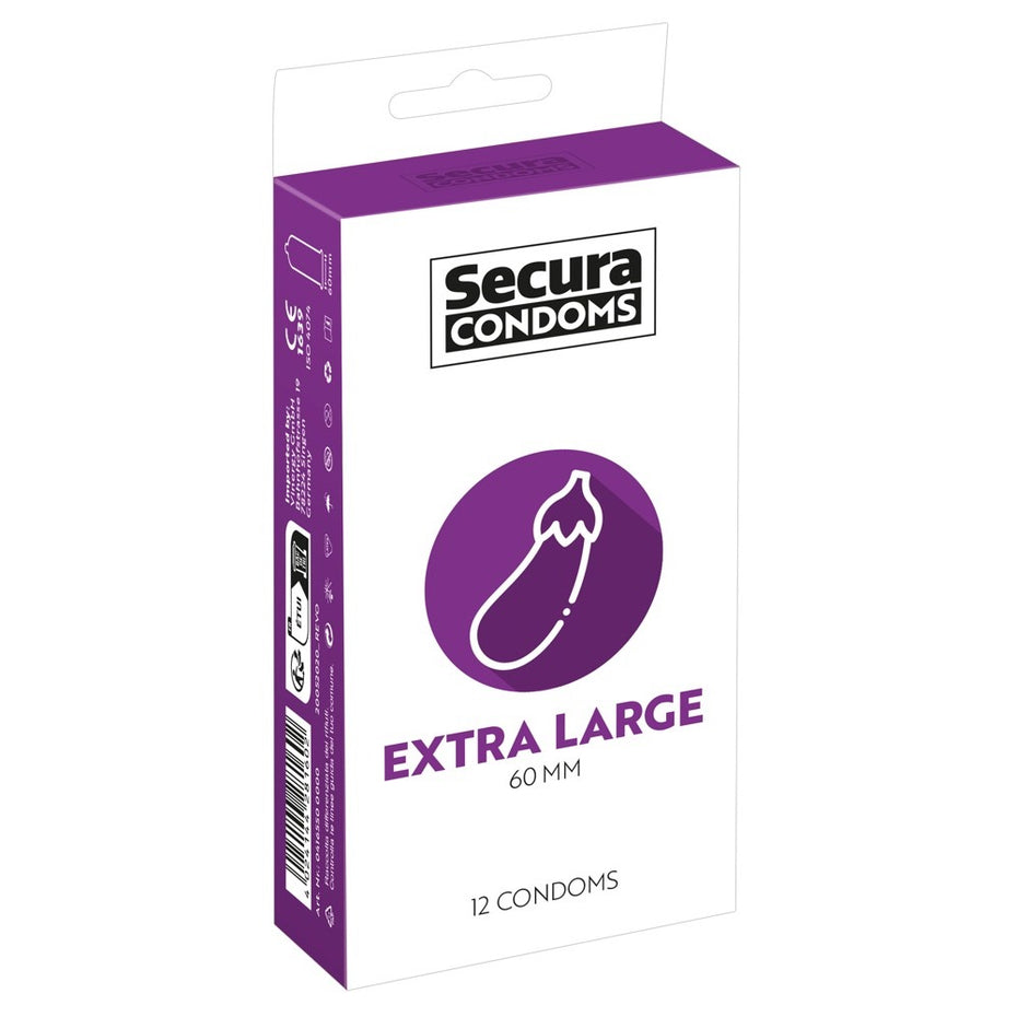 Secura Extra Large Condoms 12-Pack