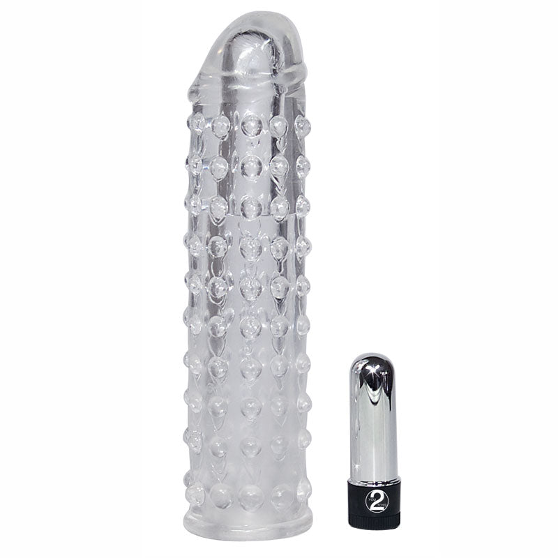 Vibrating Clear Penis Sleeve