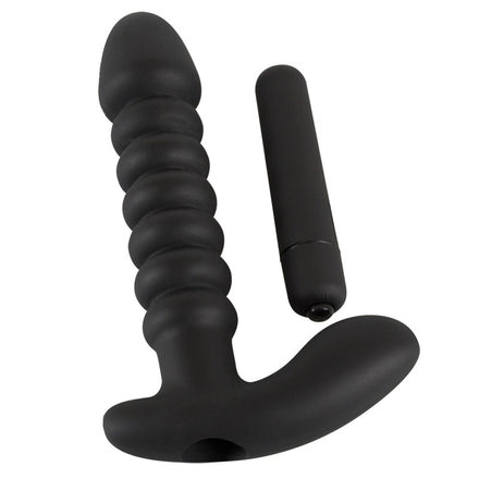 Medium Black Velvet Vibrator.