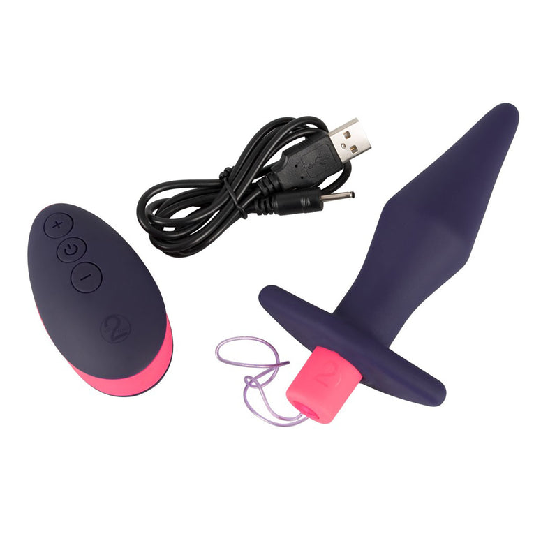 Wireless Rechargeable Butt Plug with Remote Control.