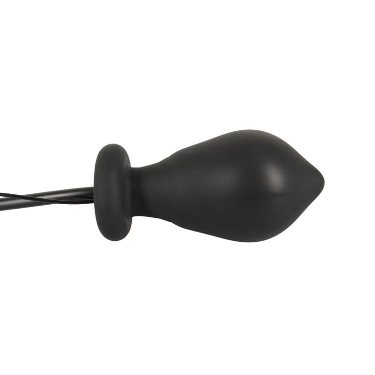 Vibrating Inflatable Silicone Butt Plug.