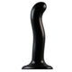 Small Black Strap On Me curved Dildo for Prostate and G-Spot.