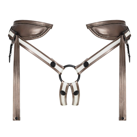 Leatherette Strap On Harness for Desires, One Size