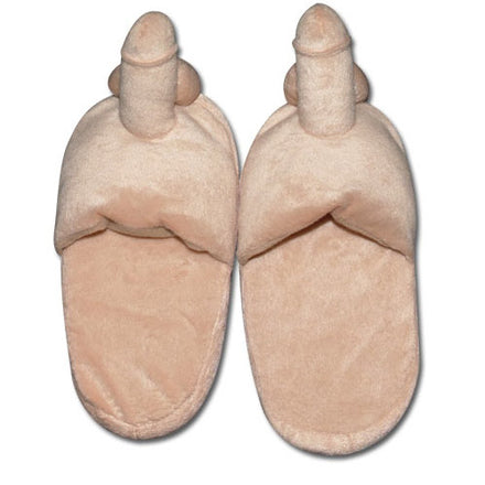 Slippers shaped like male genitalia.