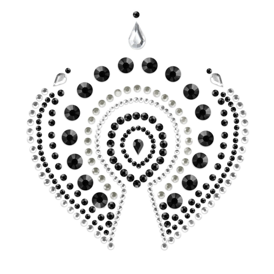 Sparkling Black and Silver Bijoux Indiscrets Jewellery.