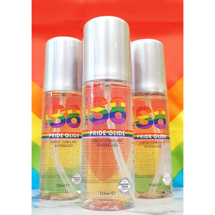 125ml S8 Pride Glide Water-Based Lubricant
