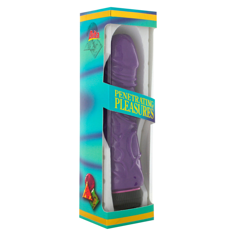 Purple Vibrating Toys with a Gleaming Finish