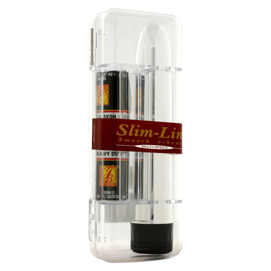 Silver Multi-Speed Slim Vibrator for Smooth Stimulation