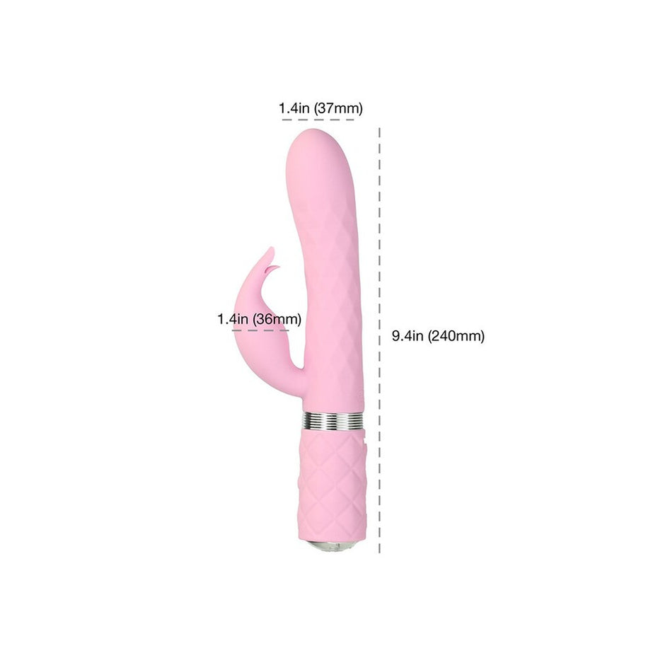 Lively Rabbit Vibrator in Pink by Pillow Talk.