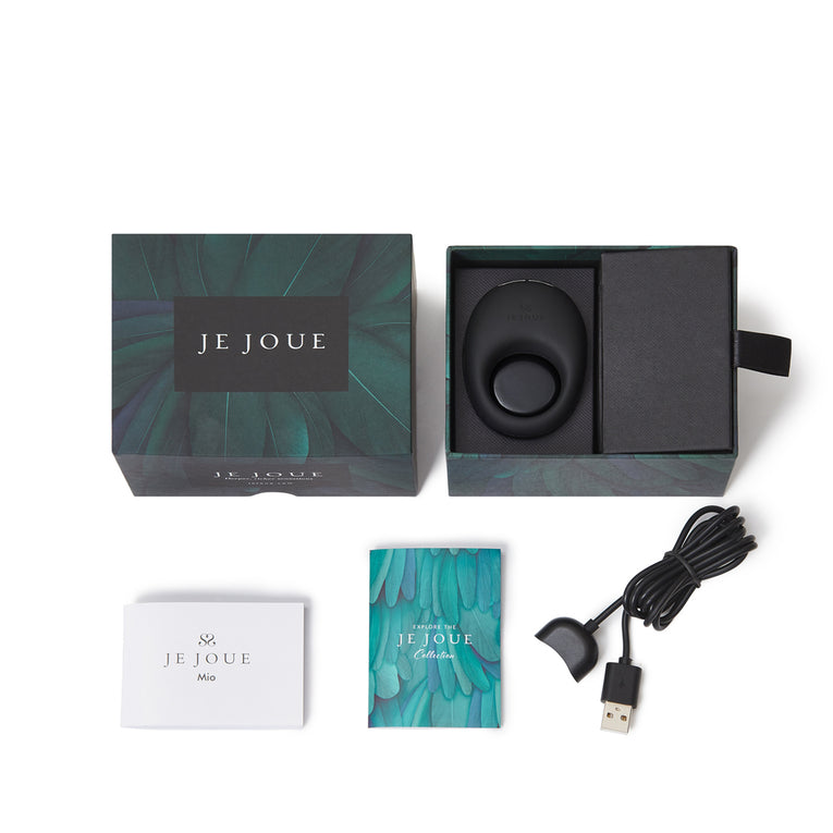 Rechargeable Black Cockring by Je Joue Mio.
