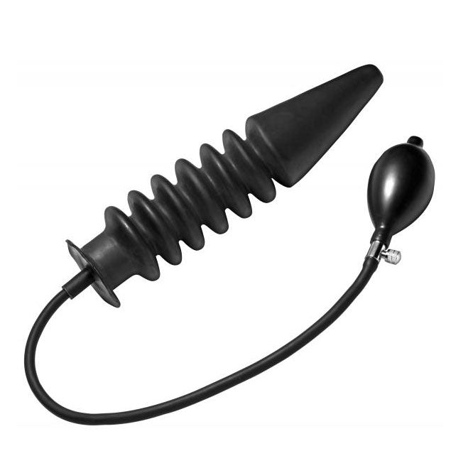 XL Inflatable Accordion Anal Plug by Master Series
